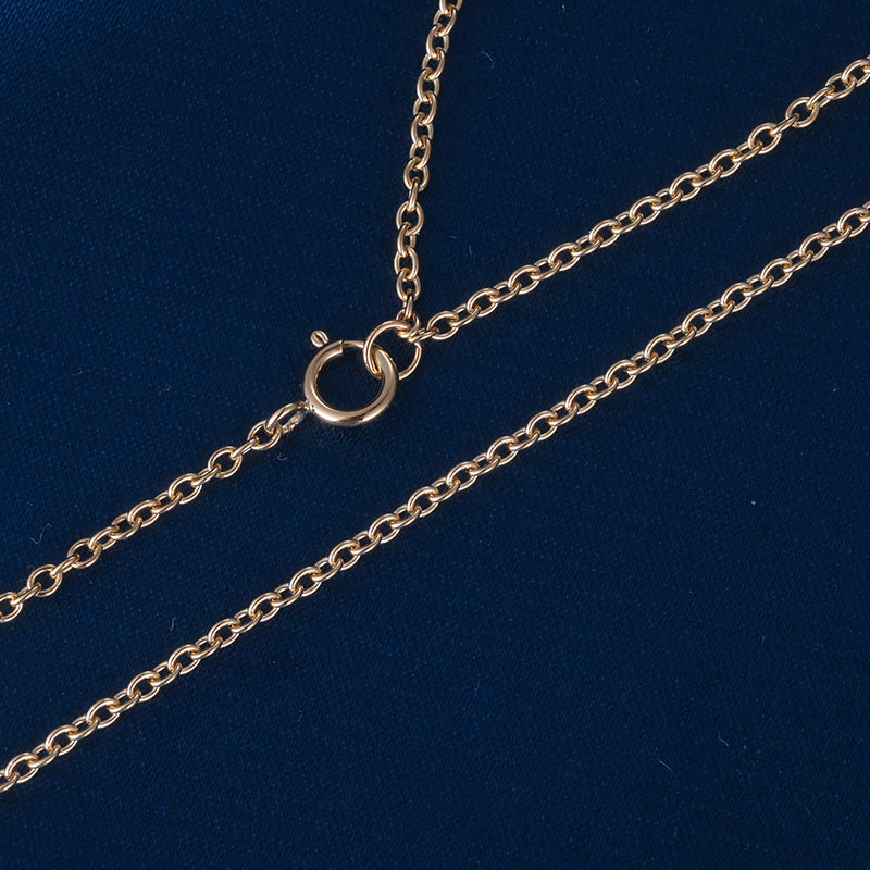 Krzyż z moissanitem