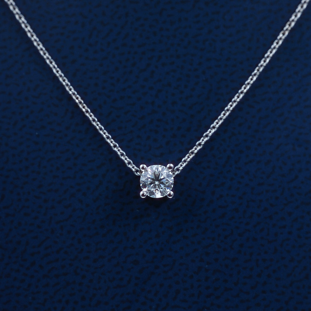 Naszyjnik z diamentem laboratoryjnym