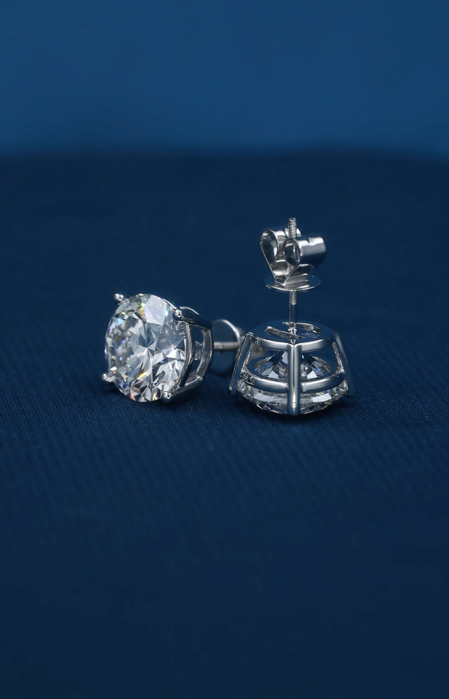 Diamenty laboratoryjne kolczyki